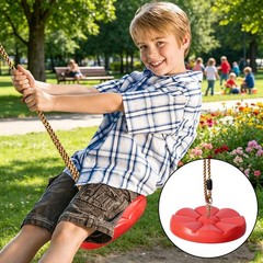 Kids Disc Swing Hanging Seat Outdoor Garden Playground Tree Rope Swing Chair