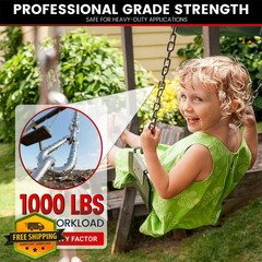 sprookber 2 Pack 25″ Silver Swing Chain