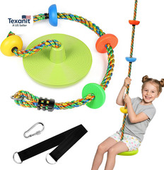 Tree Swing Climbing Rope, Heavy Duty Swings Seat Replacement for Kids Disc Rope