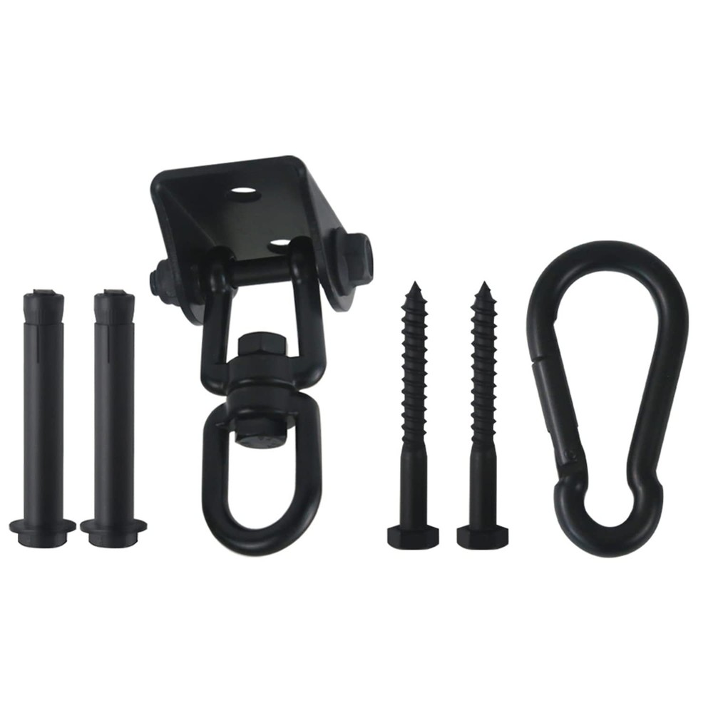 Hammock Hanging Kit 360° Rotating Hanging Chair Hardware 1000 lb Capacity