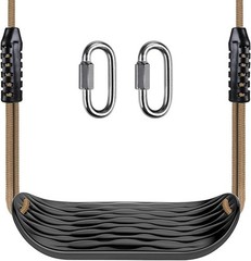SELEWARE Plastic Swing Seat, Non Slip Tree Swing Set with Adjustable Rope