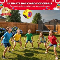 Games – Whomp Ball – Ultimate Backyard Dodgeball – Soft Foam Dice – Yard