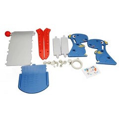 Sturdy Slide for Kids Age 2-6, Plastic Toddler Slide Climber Set Outdoor Indoor
