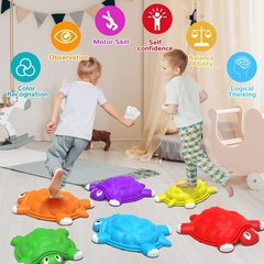 Stepping Stones for Kids 3 4 5 6 7 Year Old, Toddlers Turtle Balance Climbing…