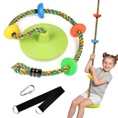 Tree Swing Climbing Rope Heavy Duty Replacement Leaf Green Indoor Outdoor