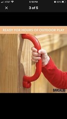 Barcaloo Safety Grab Handle Bars for Playground Gyms, Outdoor Playsets, etc. NEW