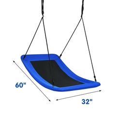 700lb Giant 60″ Platform Tree Swing for Kids and Adults Blue