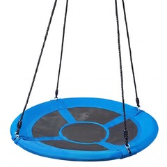 TURFEE 40 inch Saucer Tree Swing 900Lb Weight Capacity, Waterproof Blue