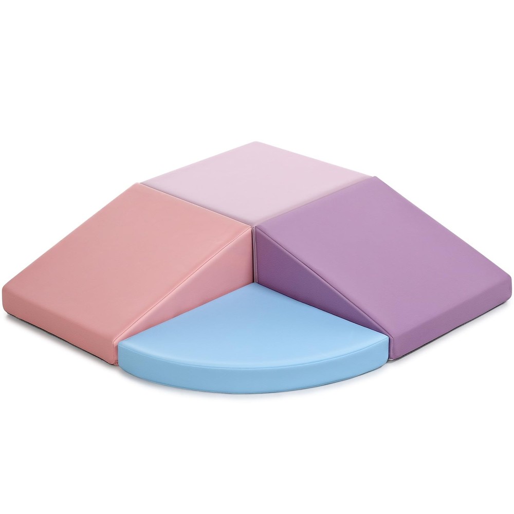 Climbing Foam Blocks for Toddlers: PU Leather Foam Blocks for Kids Active Pla…