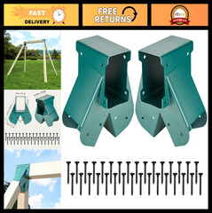 A-Frame Swing Set Bracket Kit – 2-Piece Wood Hardware for Outdoor Playgrounds &