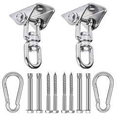 360° Swivel Swing Hangers for 1200lb Heavy Duty in 304 Stainless Steel, Swing…