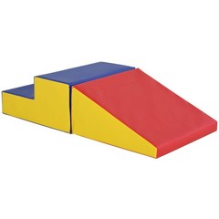 Multi-Color Foam Play Set 2 Pcs 19.75×19.75×9.75 in Toddler Climbing Toys