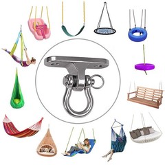 IOH 2 Pcs Heavy Duty Swing Hangers with 4 Screws Stainless Steel 304 Antirust…