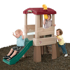 Step2 Naturally Playful Lookout Treehouse Toddler Climber with Slide