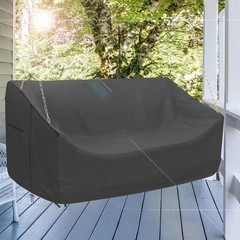 Porch Swing Cover 86Inch Waterproof 600D Oxford Hanging Outdoor Swing Cover G…
