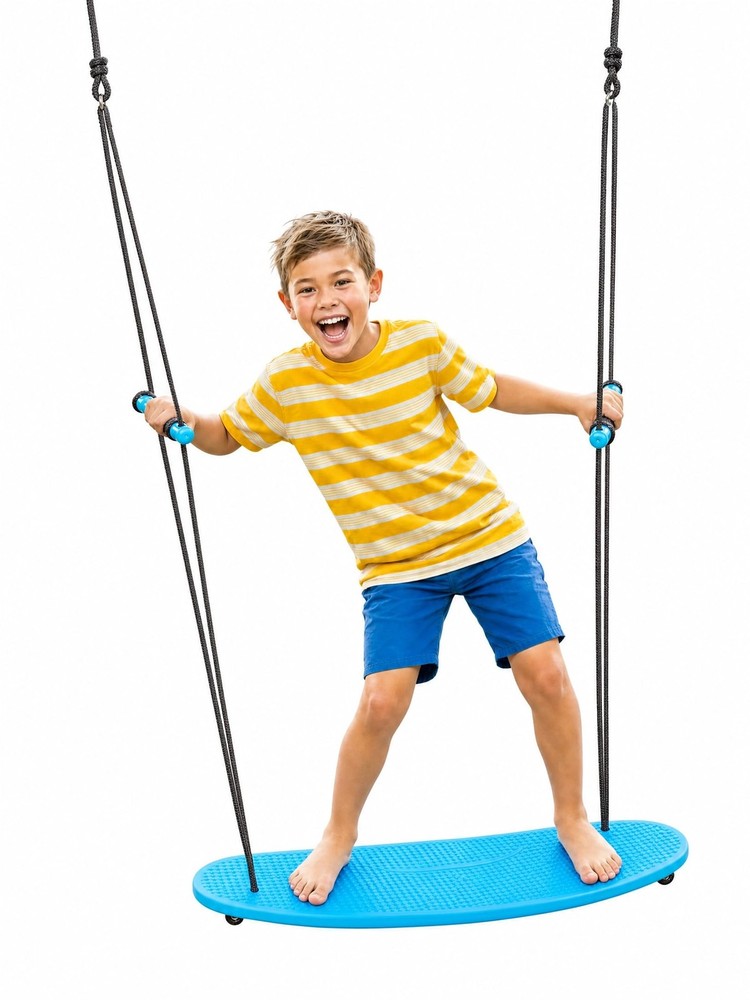 Kick Stand Up Tree Swing, Outdoor Swingset for Kids with Adjustable Handles, …