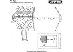 Lifetime 91069 Big Stuff Swing Set (Earthtone)