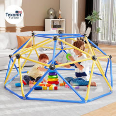 Climbing Dome, 6FT Geometric Dome Climber, Indoor Outdoor Jungle Gym Supports 60