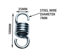Heavy Duty Spring Hammock Chair Spring Porch Swing Springs Hook Suspension Sw