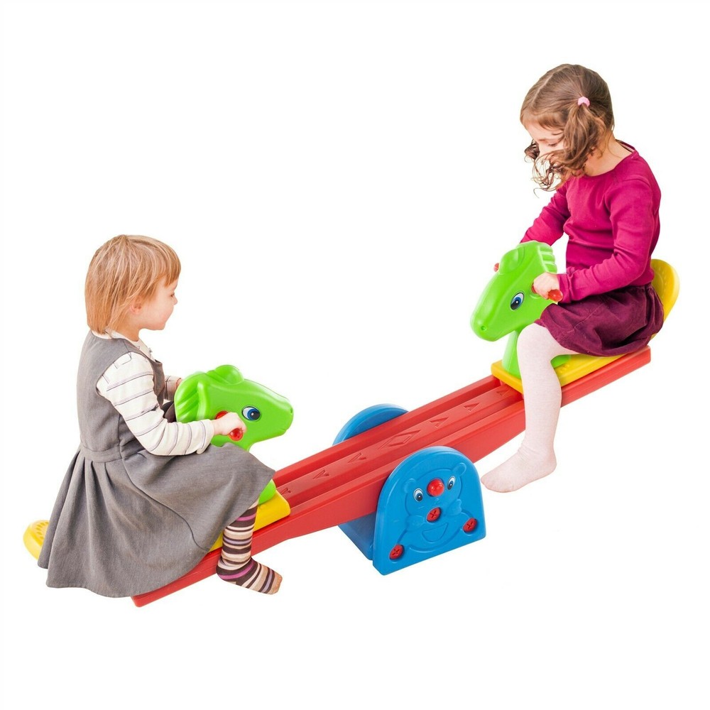 Teeter Totter Seesaw Indoor Outdoor Kids Toddlers Rocking Toy 2 – 4 Yrs