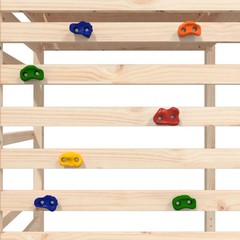 Outdoor Playset Natural pine, Blue Solid pine wood Large Durable