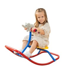 Kids Rocking Horse Rocking Chair Seesaw: Safe Home Playground Backyard Equipm…
