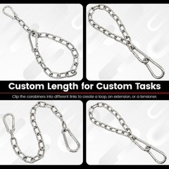 1000LB Heavy Duty Hanging Swing Chain, 6mm Thick 304 Stainless Steel Hanging …