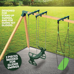 Swing Set Conversion Bracket – No Tree, No Problem, Convert Your Swingset into a