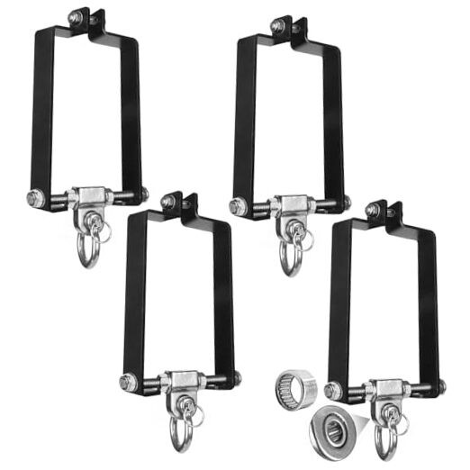 4 Pcs Heavy Duty Swing Hanger Swing Set Accessories for Wooden Sets Snap 4 Pack
