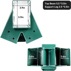Heavy Duty Swing Sets Brackets Including 2 A-Frame Swing Set Brackets and 4 S…