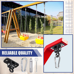 Heavy-Duty Swing Hangers Set for Indoor/Outdoor Use – 1800 Lb Capacity