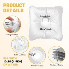 4 Pack Water Weight Bags for Balloon Column Stand and Balloon Arch