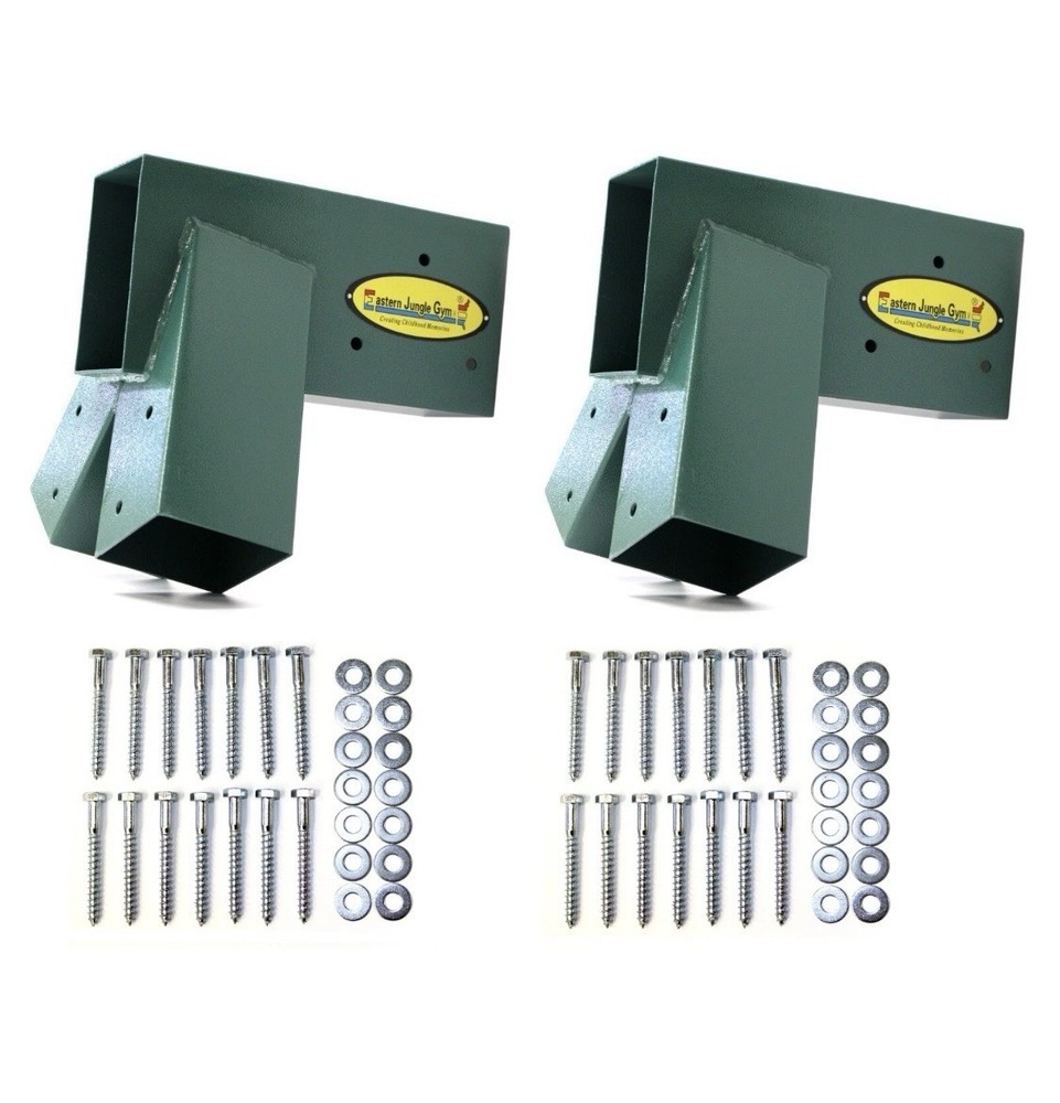Eastern Jungle Gym Easy 1-2-3 A-Frame Two Bracket Kit w/ Mounting Hardware