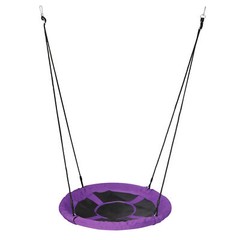 40″ Tree Swing Set Saucer Swing Seat for Kids Backyard Outdoor Park Purple