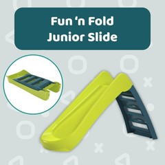 Fun N Fold Slide for Kids – Indoor or Outdoor Playset with Wide Steps and Smo…