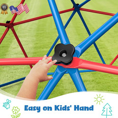 Climbing Dome Swing Set LED Saucer 800lb Jungle Gym Outdoor 3-8 8-12