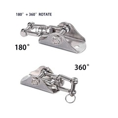 2 Pcs Swing Hangers Heavy Duty Stainless Steel Ceiling Swing Mount 360° Silen…