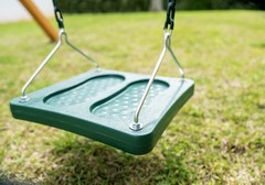 04-0026 Stand ‘N Swing Swing Set Attachment with Green Coated Chains