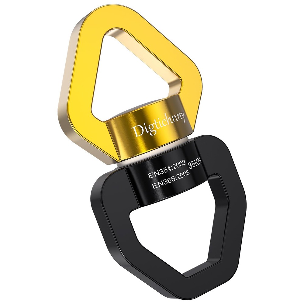 35KN Swing Swivel, Spinner for Indoor Outdoor Swings, Black Gold