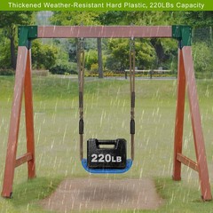 Heavy Duty Swing Seat with Adjustable Rope Swing Seats for Kids Plastic Tree …