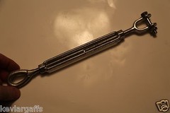 3/8″ x 6″ DropForged Stainless Steel Jaw&Eye Turnbuckle