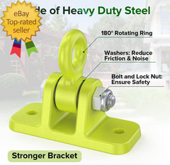 Swing Hangers for Wooden Sets Pack of 2 Heavy Duty Hardware with Locking