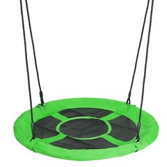 40” Saucer Tree Swing Set Round Web Net Adjustable for Children Playground