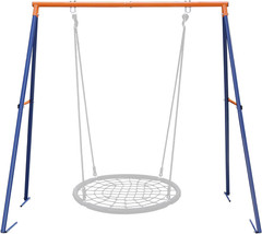 SUPER DEAL Swing Stand a Frame Heavy Duty Extra Large Full Steel Stand with Grou