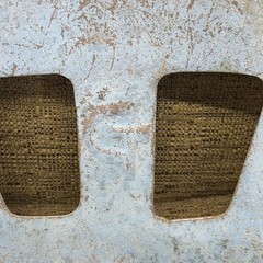 Vintage Early 1900’s Blue Metal Gametime Swing Seat w/ Original Hooks.