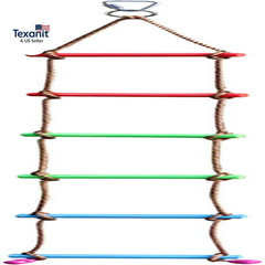 6.6FT Climbing Rope Ninja Ladder for Kids – Kids Ninja Warrior Obstacle Course A