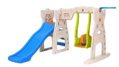Grow’n up Scramble Slide Swing Plastic Playground -Ages 2 Years to 6 Years