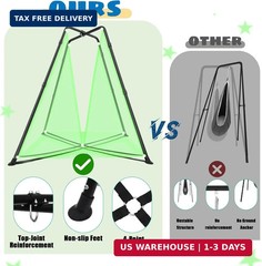 Swing Stand Frame with Sensory Pod Swings and Chair,X-Shaped Swing Set，Heavy-Dut
