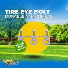 SWING SET STUFF TIRE EYE BOLTS seat playground fun child accessory hardware 0065
