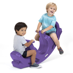 SIMPLAY3 ROCK AND ROLL TEETER TOTTER INDOOR OUTDOOR EASY GRIP HANDLES BACKRESTS